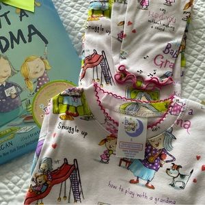 Girls pj and book set